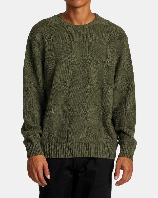 Stretch - fabric men jackets for unrestricted movement during workoutsHi Grade Boro Sweater - Olive Heather Stretch - fabric men jackets for unrestricted movement during workoutsHi Grade Boro Sweater - Olive Heather