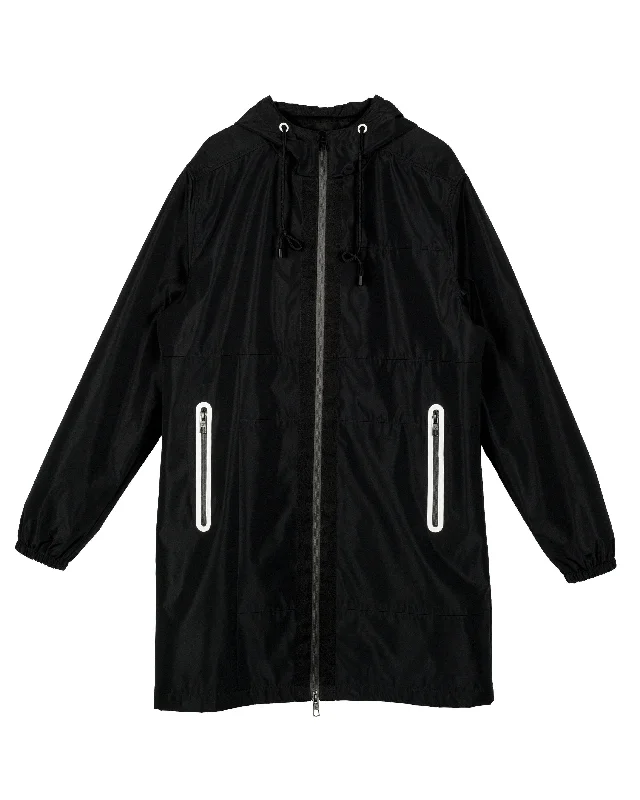 Performance - driven men jackets with breathable fabric for sportsKonus Men's Water Repellent Hooded Jacket in Black Performance - driven men jackets with breathable fabric for sportsKonus Men's Water Repellent Hooded Jacket in Black