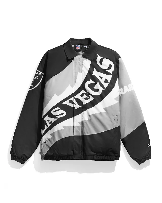 Stretch - fabric men jackets for unrestricted movement during workoutsLas Vegas Raiders Saw Blade Quilted Puffer Jacket Stretch - fabric men jackets for unrestricted movement during workoutsLas Vegas Raiders Saw Blade Quilted Puffer Jacket
