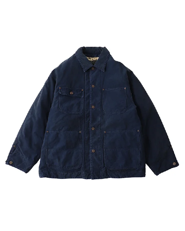 Men jackets with a media - friendly pocket for easy access to gadgetsMacray Coverall Crash Navy Men jackets with a media - friendly pocket for easy access to gadgetsMacray Coverall Crash Navy