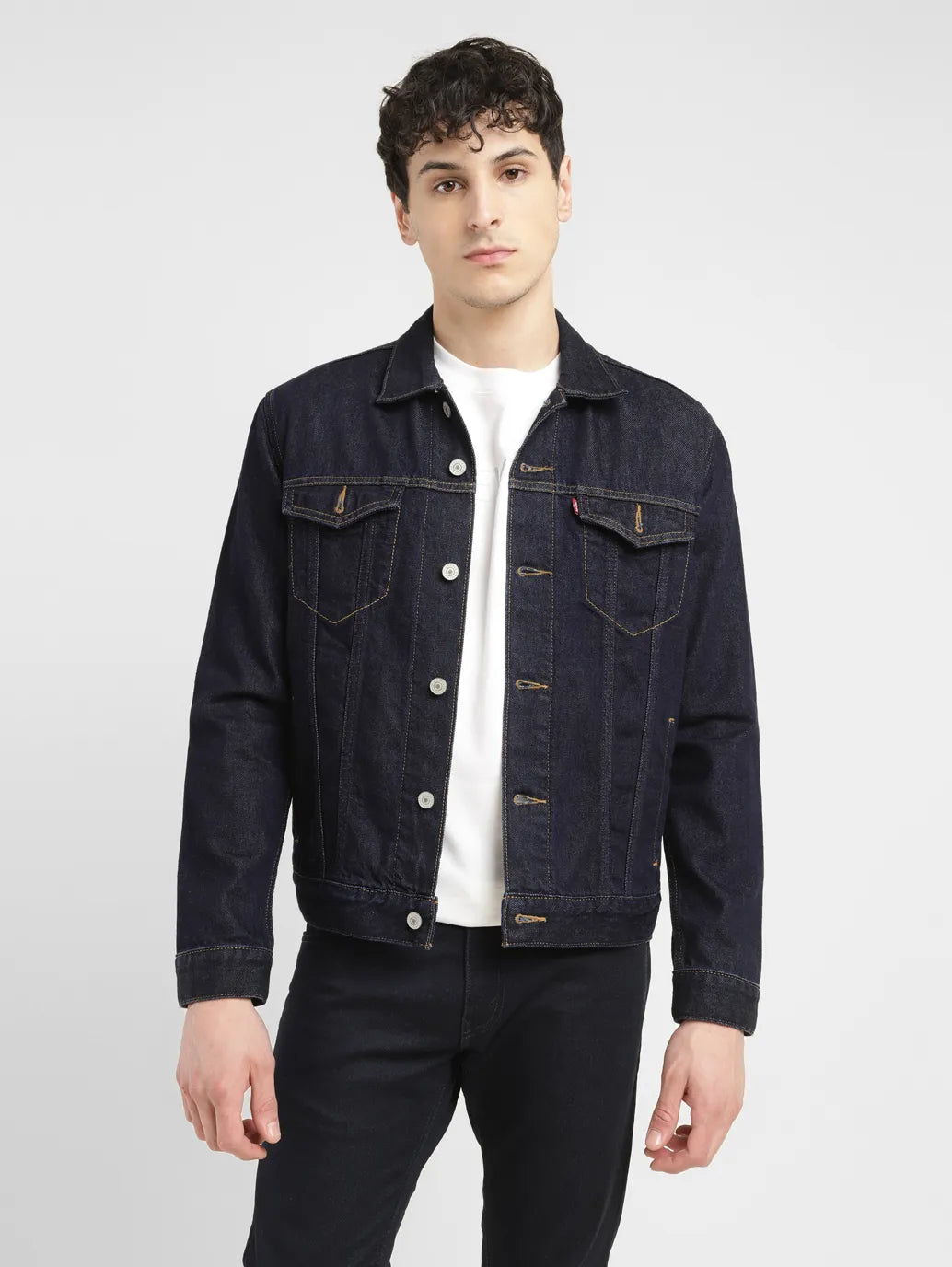 Stretch - fabric men jackets for unrestricted movement during workoutsMen's Embroidered Spread Collar Denim Jacket Stretch - fabric men jackets for unrestricted movement during workoutsMen's Embroidered Spread Collar Denim Jacket