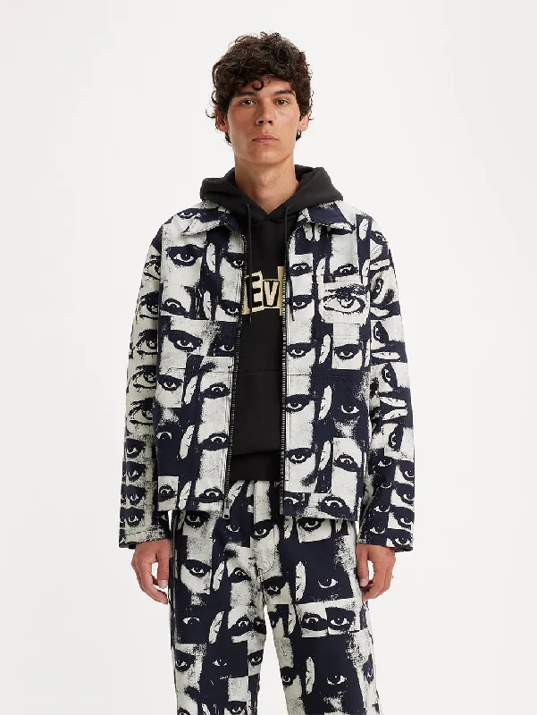Corduroy men jackets in earthy tones for a rustic charmMen's Graphic Print Silver Spread Collar Jackets Corduroy men jackets in earthy tones for a rustic charmMen's Graphic Print Silver Spread Collar Jackets