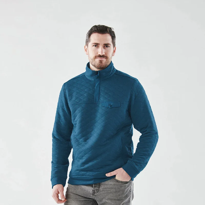 Checkered men jackets in a plaid pattern for a preppy appearanceMen's Montebello Thermal 1/4 Zip Pullover - KXP-1 Checkered men jackets in a plaid pattern for a preppy appearanceMen's Montebello Thermal 1/4 Zip Pullover - KXP-1
