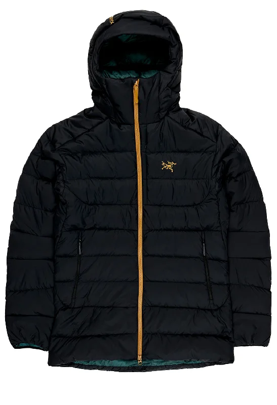Embroidered men jackets with intricate floral designs for a unique aestheticArc'teryx Men's Thorium Hoody - Dark Magic Embroidered men jackets with intricate floral designs for a unique aestheticArc'teryx Men's Thorium Hoody - Dark Magic