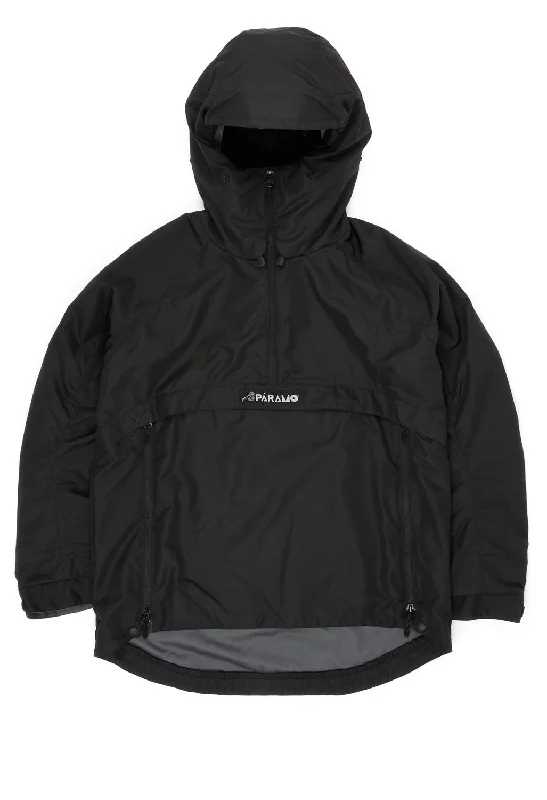 Men jackets with a hidden interior pocket for secure storageParamo Mens Velez Adventure Smock - Black / Rock Grey Men jackets with a hidden interior pocket for secure storageParamo Mens Velez Adventure Smock - Black / Rock Grey