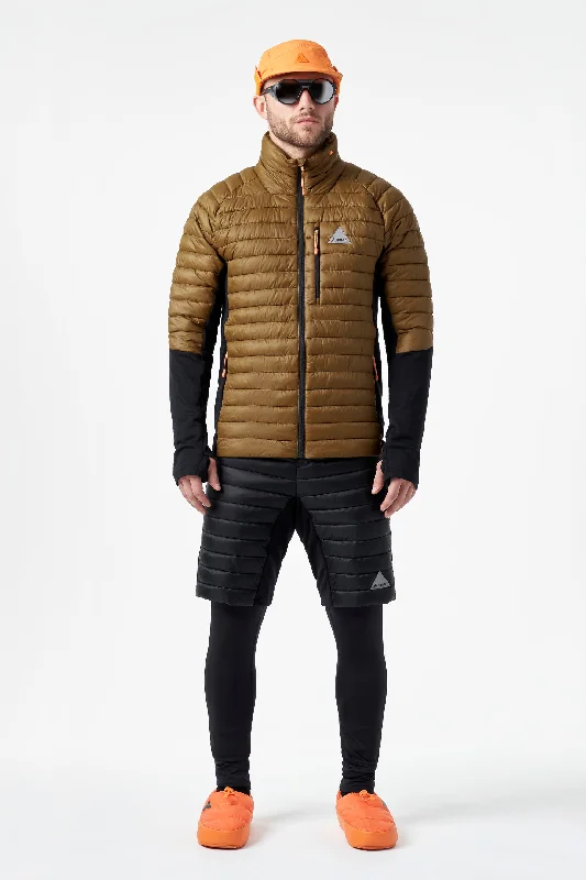 Down - filled men jackets in bright colors for winter fashionMorrisson Gilltek Hybrid Jacket-Amber Down - filled men jackets in bright colors for winter fashionMorrisson Gilltek Hybrid Jacket-Amber