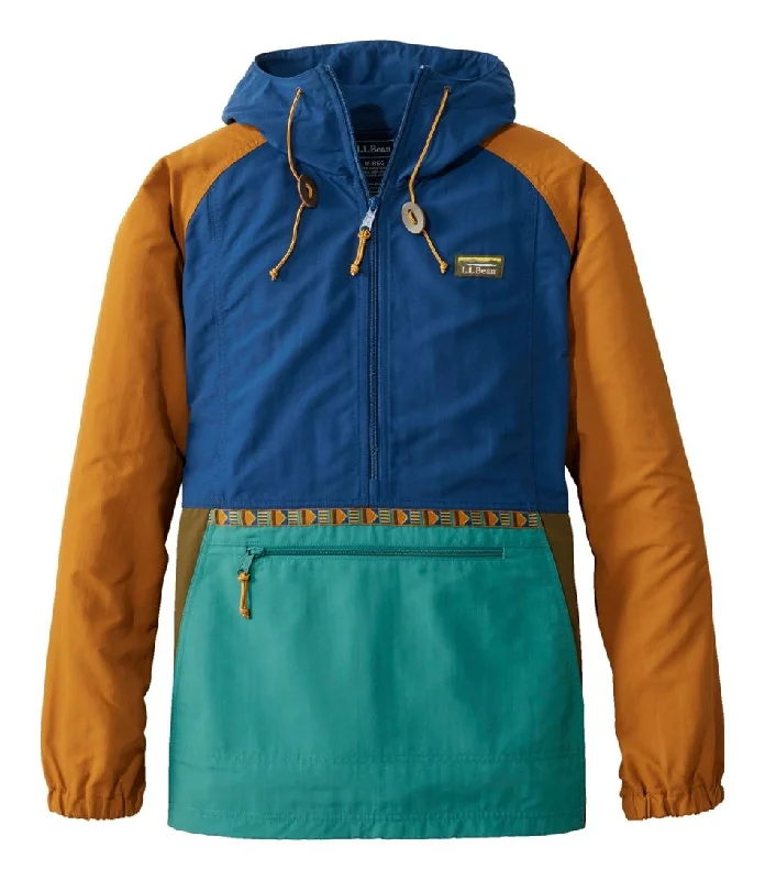 Hooded men jackets with a detachable faux - fur trim for added warmthMountain Classic Anorak Multi Color Men's Regular Hooded men jackets with a detachable faux - fur trim for added warmthMountain Classic Anorak Multi Color Men's Regular