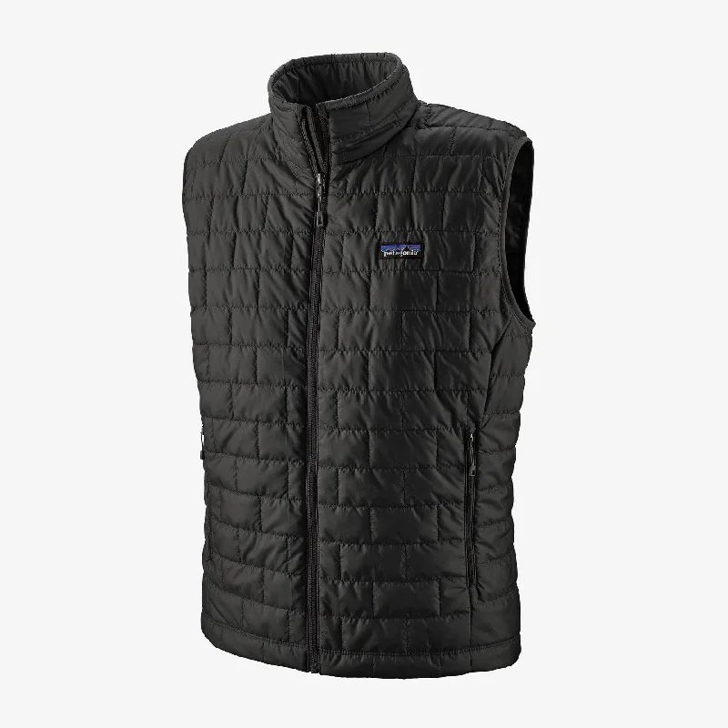 Denim men jackets with embroidered patches for a personalized touchM's Nano Puff Vest Denim men jackets with embroidered patches for a personalized touchM's Nano Puff Vest