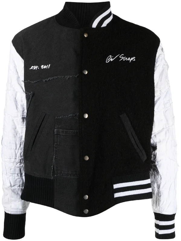 Fleece - lined men jackets for cold - weather commutingPanelled Wool-Cotton Bomber Jacket Fleece - lined men jackets for cold - weather commutingPanelled Wool-Cotton Bomber Jacket