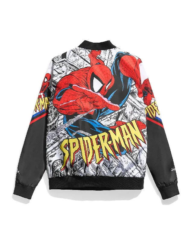 Slim - fit leather men jackets with a distressed finish for a rugged lookSpider-Man Fanimation Jacket Slim - fit leather men jackets with a distressed finish for a rugged lookSpider-Man Fanimation Jacket