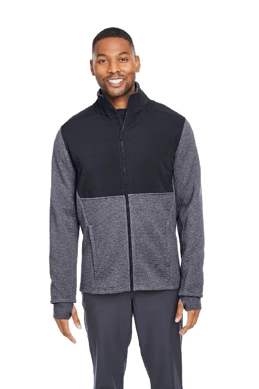 Plus - size men jackets with adjustable drawstrings for a comfortable fitSpyder Mens Pursuit Full Zip Jacket - Heather Frontier Blue/Black Plus - size men jackets with adjustable drawstrings for a comfortable fitSpyder Mens Pursuit Full Zip Jacket - Heather Frontier Blue/Black