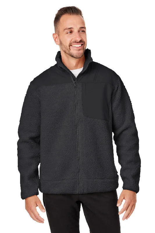 Men jackets with a hidden interior pocket for secure storageSpyder Mens Venture Sherpa Full Zip Jacket - Black Men jackets with a hidden interior pocket for secure storageSpyder Mens Venture Sherpa Full Zip Jacket - Black