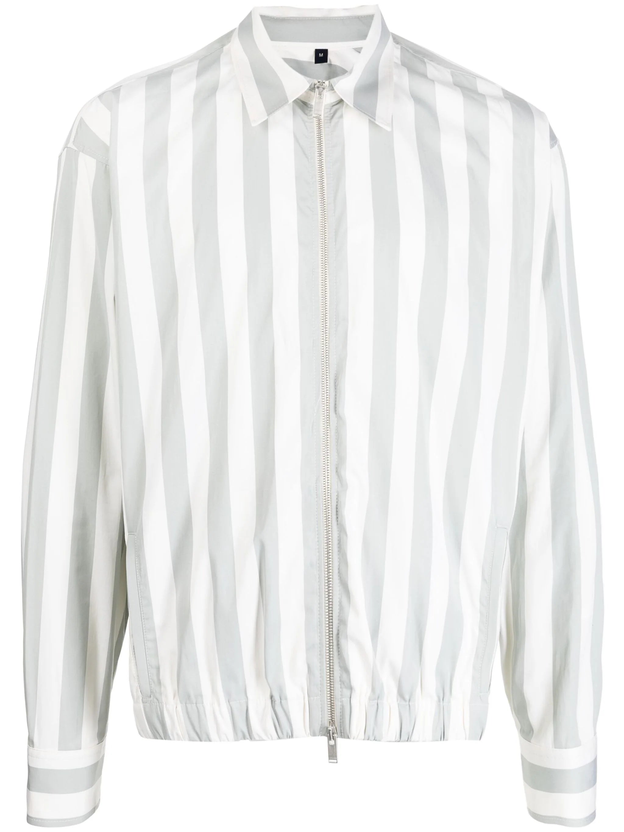 Corduroy men jackets in earthy tones for a rustic charmStriped Zip-Up Jacket