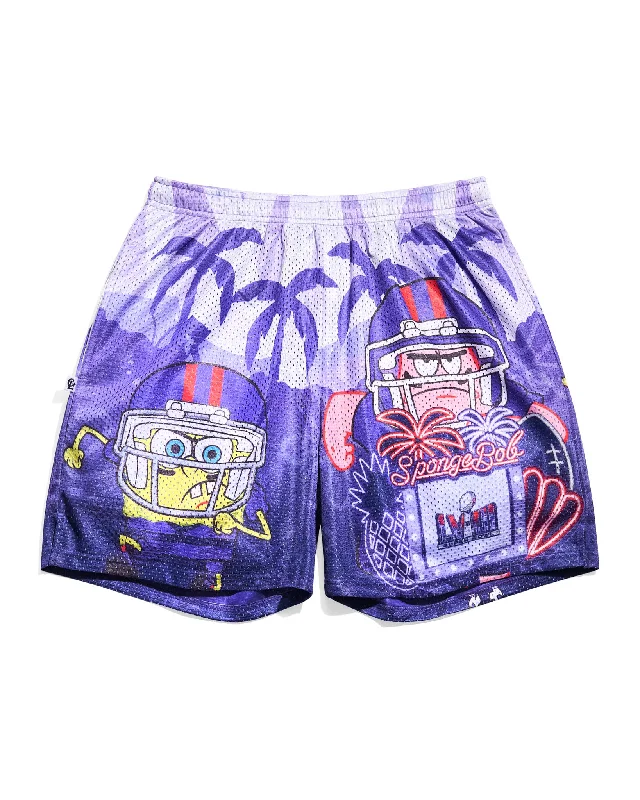 Denim men jackets with embroidered patches for a personalized touchSuper Bowl LVIII x SpongeBob Retro Shorts Denim men jackets with embroidered patches for a personalized touchSuper Bowl LVIII x SpongeBob Retro Shorts