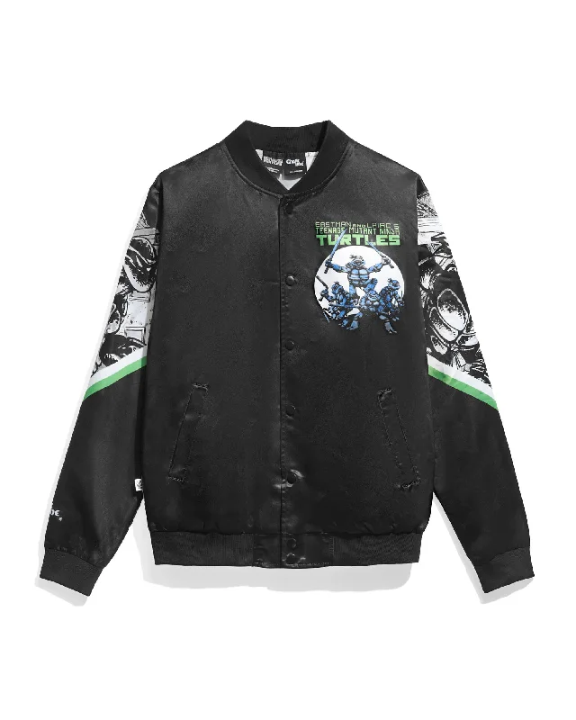 Plus - size men jackets with adjustable drawstrings for a comfortable fitTMNT Eastman and Laird 1984 #10 Fanimation Satin Jacket Plus - size men jackets with adjustable drawstrings for a comfortable fitTMNT Eastman and Laird 1984 #10 Fanimation Satin Jacket