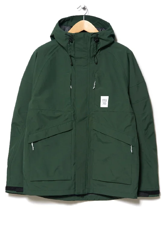 Down - filled men jackets in bright colors for winter fashionTopo Designs Men's Mountain Parka Jacket - Forest Down - filled men jackets in bright colors for winter fashionTopo Designs Men's Mountain Parka Jacket - Forest