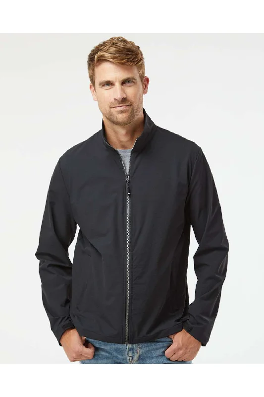 Men jackets with a built - in hood that can be stowed away when not in useWeatherproof Mens CoolLast Performax Wind & Water Resistant Full Zip Jacket - Black Men jackets with a built - in hood that can be stowed away when not in useWeatherproof Mens CoolLast Performax Wind & Water Resistant Full Zip Jacket - Black
