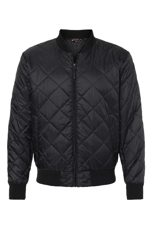 Men jackets with a hidden interior pocket for secure storageWeatherproof Mens HeatLast Quilted Packable Wind & Water Resistant Full Zip Bomber Jacket - Black Men jackets with a hidden interior pocket for secure storageWeatherproof Mens HeatLast Quilted Packable Wind & Water Resistant Full Zip Bomber Jacket - Black