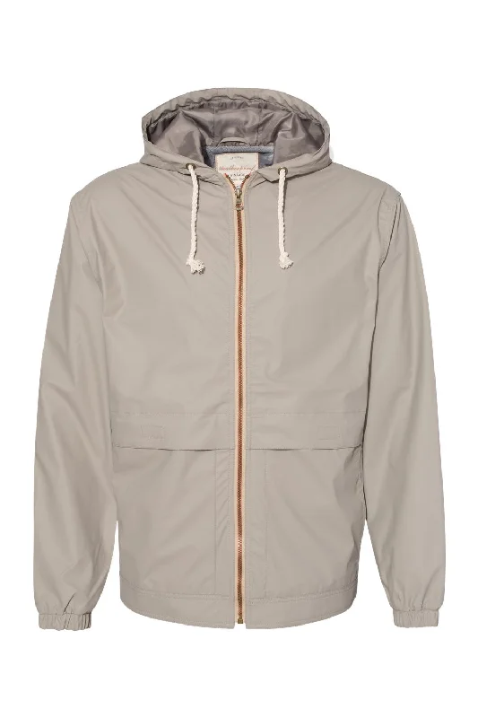 Embroidered men jackets with intricate floral designs for a unique aestheticWeatherproof Mens Vintage Water Resistant Full Zip Hooded Rain Jacket - Khaki Embroidered men jackets with intricate floral designs for a unique aestheticWeatherproof Mens Vintage Water Resistant Full Zip Hooded Rain Jacket - Khaki