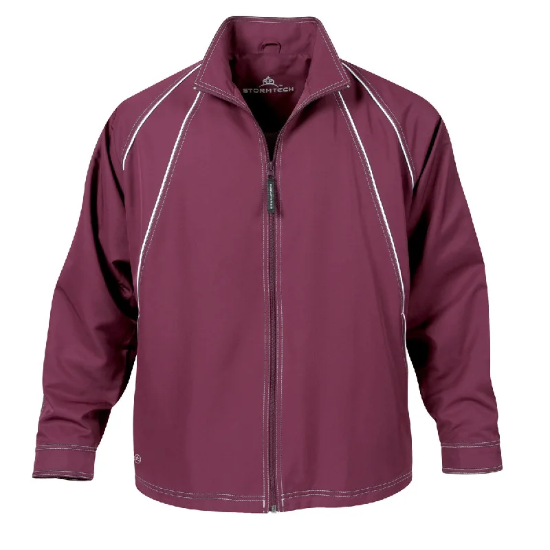 Maroon/White
