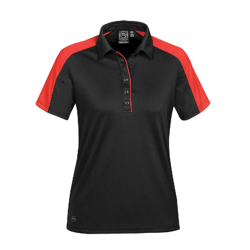 Black/Hot Red
