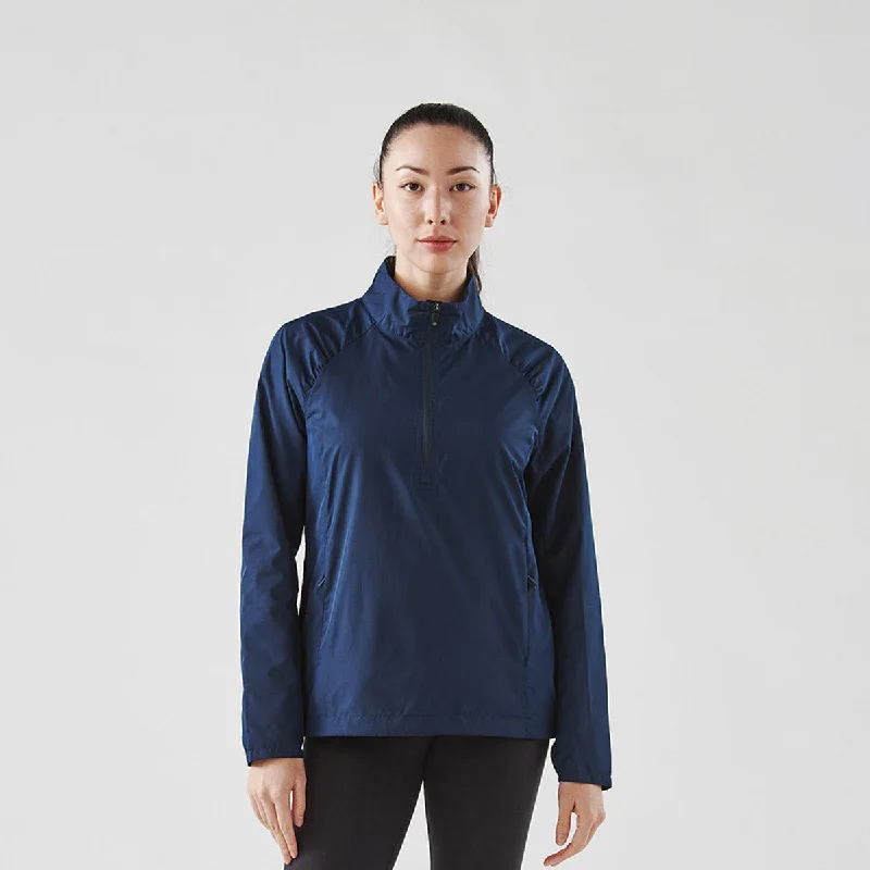 Stretch - fabric men jackets for unrestricted movement during workoutsWomen's Pacifica 1/4 Zip Anorak - KXT-1W Stretch - fabric men jackets for unrestricted movement during workoutsWomen's Pacifica 1/4 Zip Anorak - KXT-1W