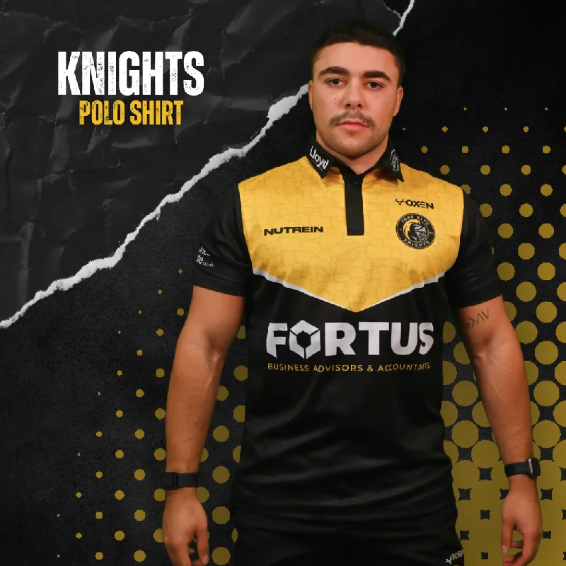 Men's high - collar polo shirts with a modern twist2024 Knights Polo