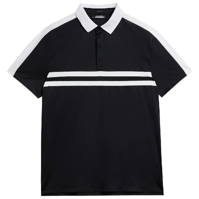 Men's breathable cotton blend polo shirts for summer outingsArmand Regular Polo Black - W23 Men's breathable cotton blend polo shirts for summer outingsArmand Regular Polo Black - W23