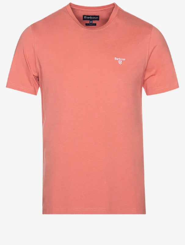 Men's organic cotton crew - neck t - shirts for everyday comfortSports T-Shirt Pink Clay Men's organic cotton crew - neck t - shirts for everyday comfortSports T-Shirt Pink Clay