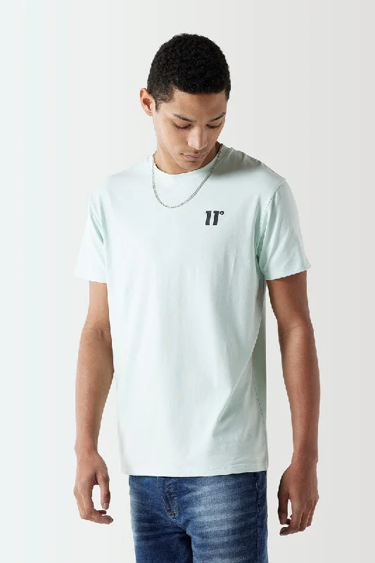 Men's organic cotton crew - neck t - shirts for everyday comfortCore Muscle Fit T-Shirt - Glacier Green Men's organic cotton crew - neck t - shirts for everyday comfortCore Muscle Fit T-Shirt - Glacier Green