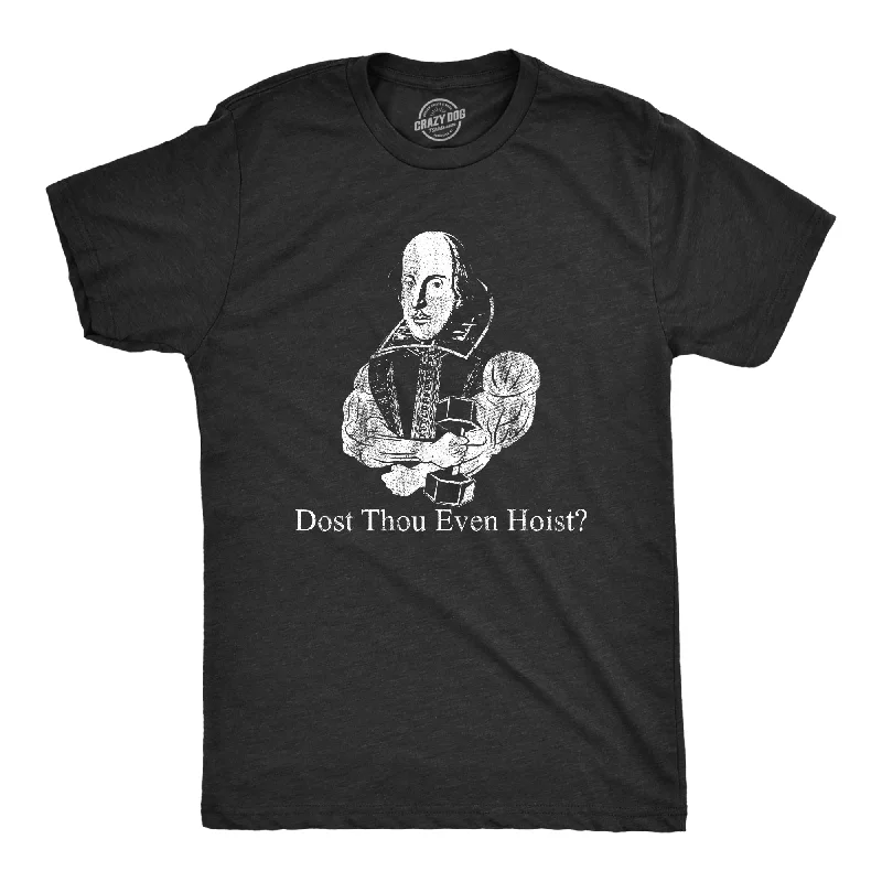 Men's short - sleeve linen t - shirts for summer beach outingsDost Thou Even Hoist? Men's T Shirt Men's short - sleeve linen t - shirts for summer beach outingsDost Thou Even Hoist? Men's T Shirt