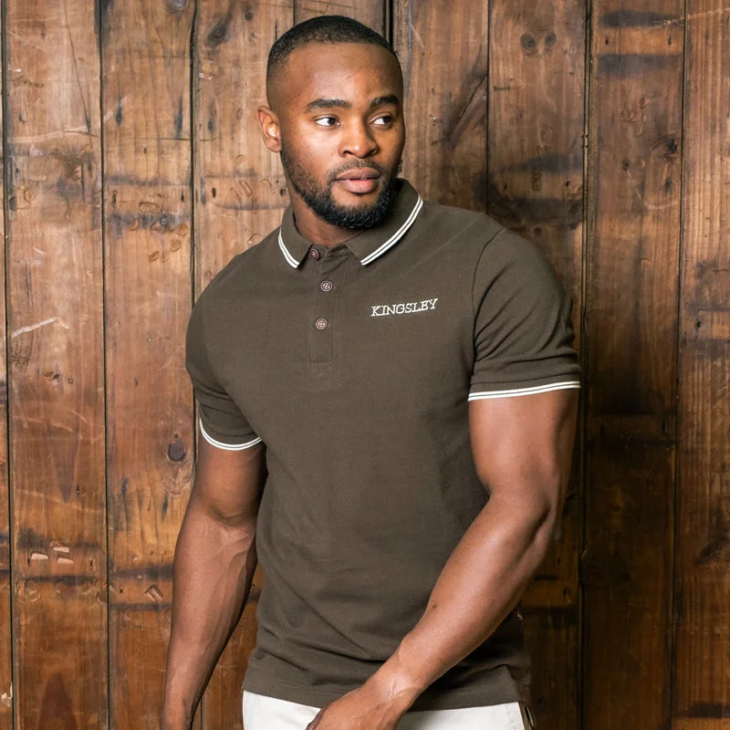 Men's lightweight performance polo shirts for tennis matchesDouble Tipped Regular Fit PK Polo Fatigue