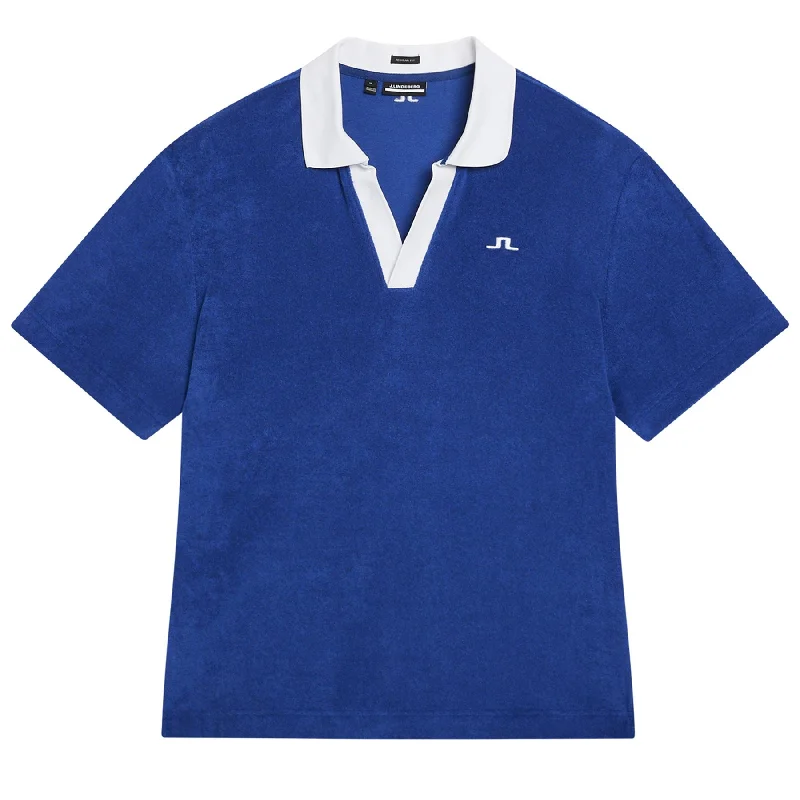 Men's stretchable athletic polo shirts for fitness workoutsGavin Terry Polo Sodalite Blue - W23 Men's stretchable athletic polo shirts for fitness workoutsGavin Terry Polo Sodalite Blue - W23