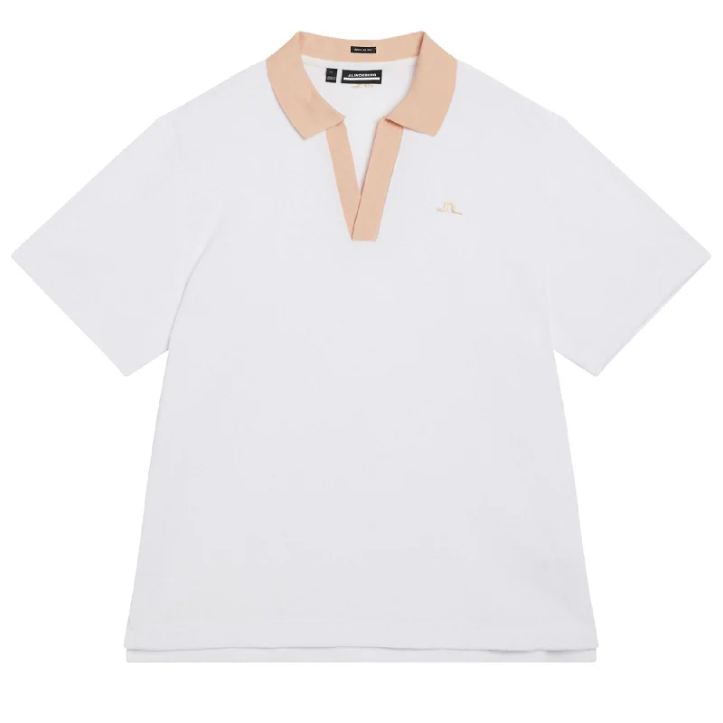 Men's formal - style silk blend polo shirts for special occasionsGavin Terry Polo White - W23 Men's formal - style silk blend polo shirts for special occasionsGavin Terry Polo White - W23