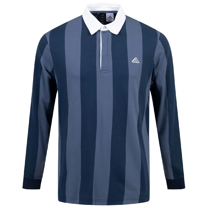 Men's breathable cotton blend polo shirts for summer outingsGo-To LS Rugby Polo Preloved Ink - SS24 Men's breathable cotton blend polo shirts for summer outingsGo-To LS Rugby Polo Preloved Ink - SS24