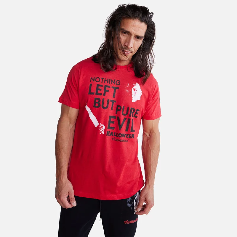 Men's short - sleeve linen t - shirts for summer beach outingsHALLOWEEN BLOODY SUNDAY SHIRT Men's short - sleeve linen t - shirts for summer beach outingsHALLOWEEN BLOODY SUNDAY SHIRT