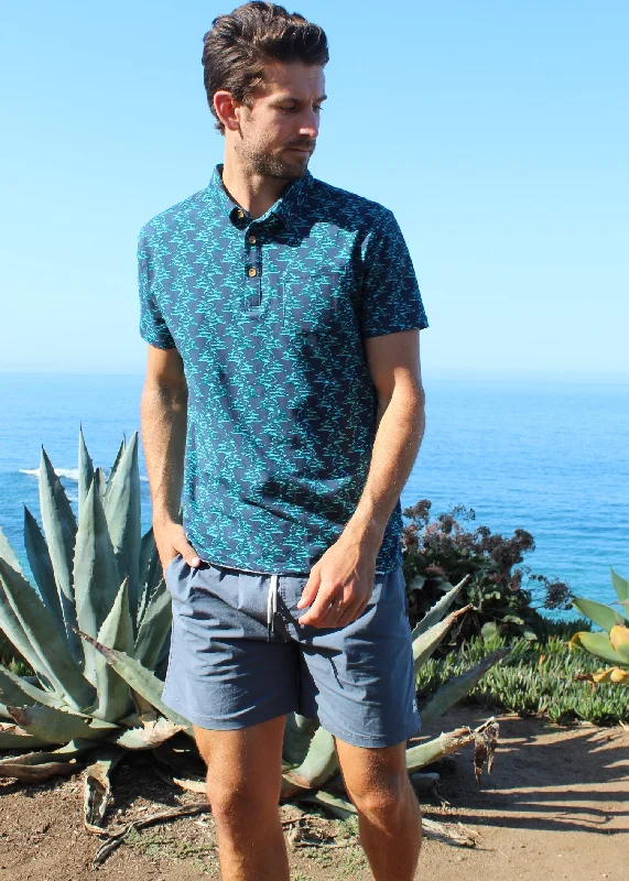Men's budget - friendly basic polo shirts in multiple colorsHCS21202 SHARKY POLO charcoal