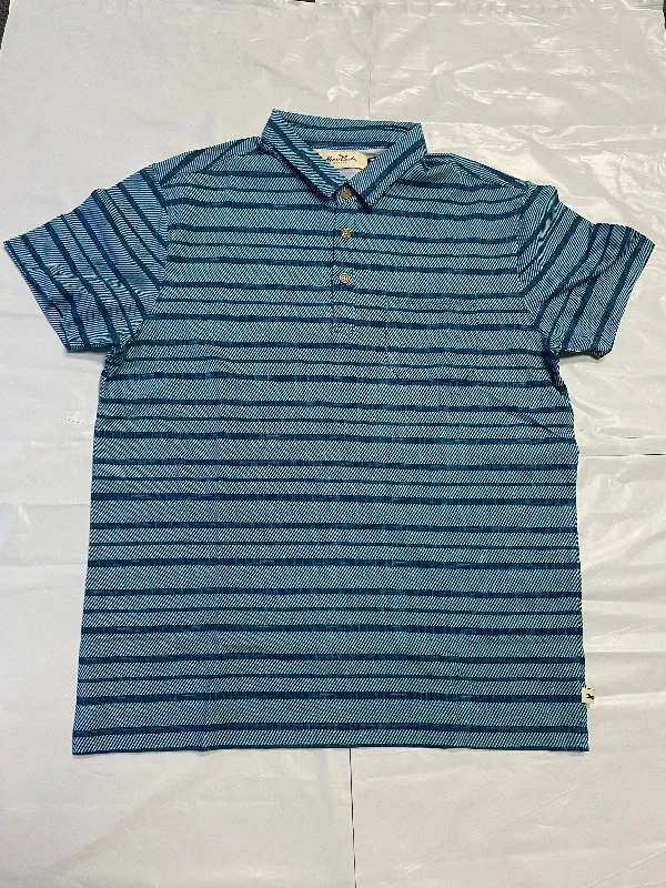Men's luxury cashmere blend polo shirts in solid colorsHCS21204 POLO sea blue