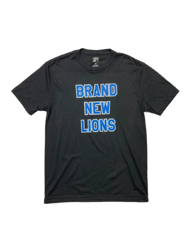 Men's smart - casual checkered t - shirts for semi - formal occasionsInk Detroit - Brand New Lions Tri-Blend T-Shirt - Black Men's smart - casual checkered t - shirts for semi - formal occasionsInk Detroit - Brand New Lions Tri-Blend T-Shirt - Black