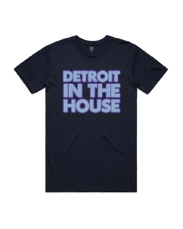 Men's tie - dye t - shirts with a bohemian styleInk Detroit - DETROIT IN THE HOUSE - T-Shirt - Midnight Navy Men's tie - dye t - shirts with a bohemian styleInk Detroit - DETROIT IN THE HOUSE - T-Shirt - Midnight Navy