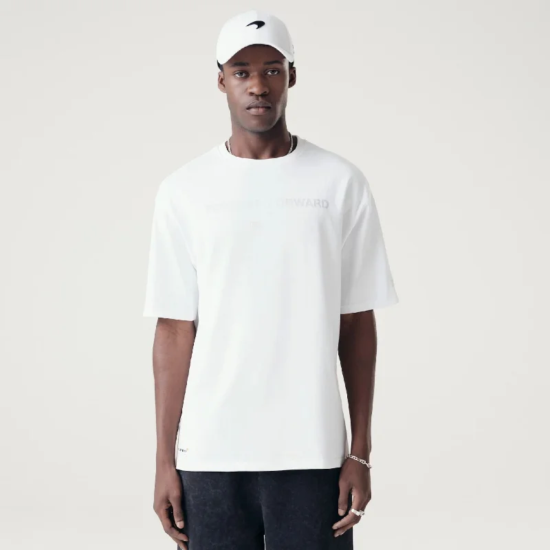 Men's UV - protection t - shirts for outdoor activities in the sunMcLaren Racing Washed Pack White Oversized T-Shirt Men's UV - protection t - shirts for outdoor activities in the sunMcLaren Racing Washed Pack White Oversized T-Shirt