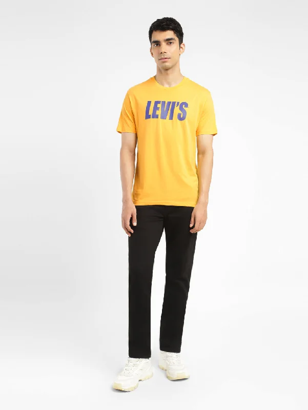 Men's UV - protection t - shirts for outdoor activities in the sunMen's Brand Logo Crew Neck T-shirt