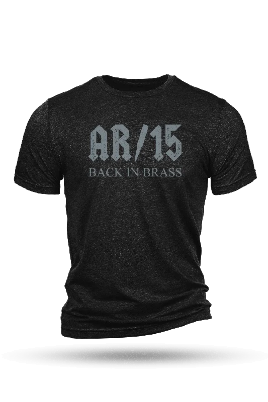 Men's thermal t - shirts with a high - neck design for cold weatherEnlisted 9 - Back In Brass - Tri-Blend T-Shirt Men's thermal t - shirts with a high - neck design for cold weatherEnlisted 9 - Back In Brass - Tri-Blend T-Shirt