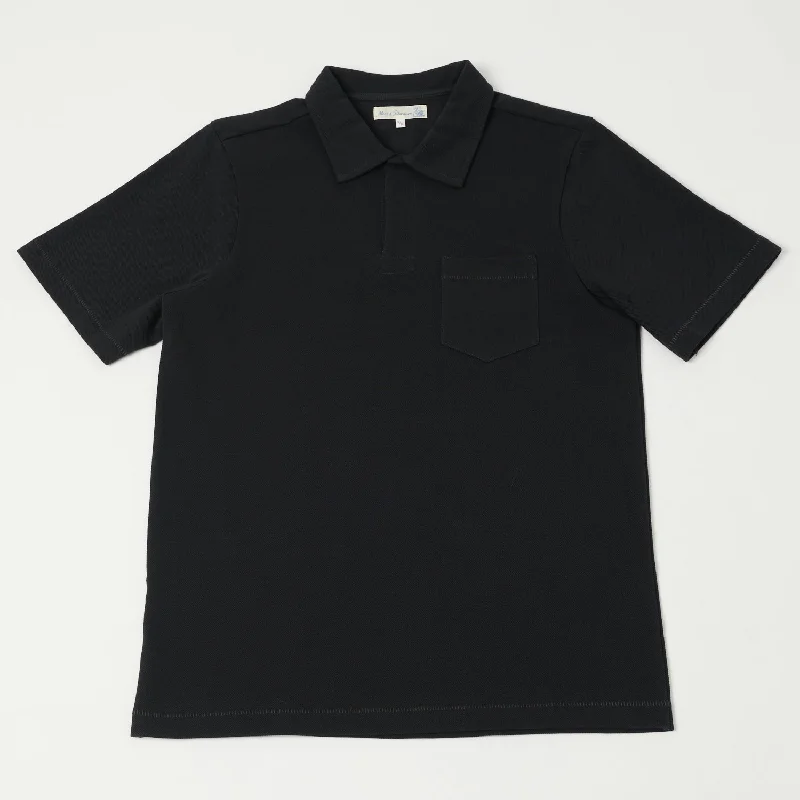 Men's color - block polo shirts with a bold fashion statementMerz b. Schwanen 2PKPL Pocket Polo Shirt - Charcoal Men's color - block polo shirts with a bold fashion statementMerz b. Schwanen 2PKPL Pocket Polo Shirt - Charcoal