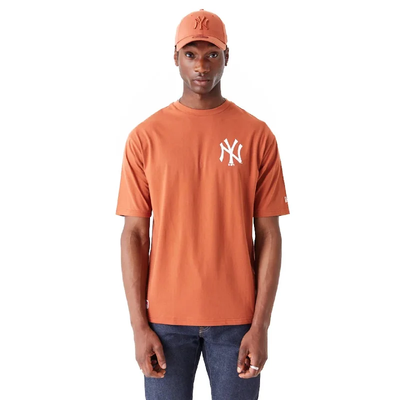 Men's short - sleeve linen t - shirts for summer beach outingsNew York Yankees MLB World Series Brown Oversized T-Shirt Men's short - sleeve linen t - shirts for summer beach outingsNew York Yankees MLB World Series Brown Oversized T-Shirt