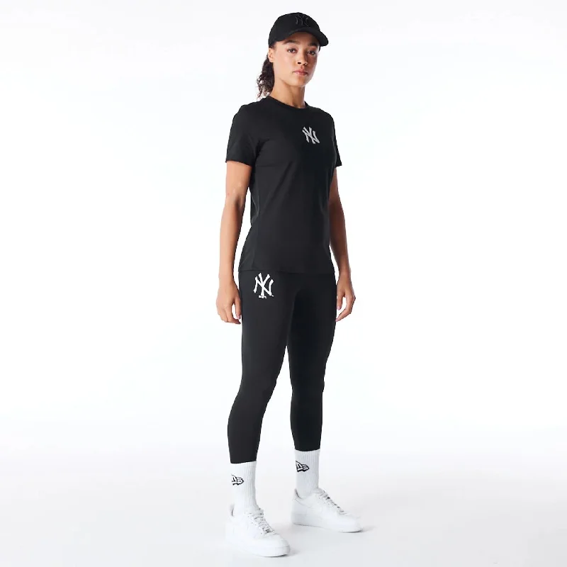 Men's eco - friendly recycled t - shirts for sustainable fashion choicesNew York Yankees Womens MLB League Essential Black T-Shirt Men's eco - friendly recycled t - shirts for sustainable fashion choicesNew York Yankees Womens MLB League Essential Black T-Shirt