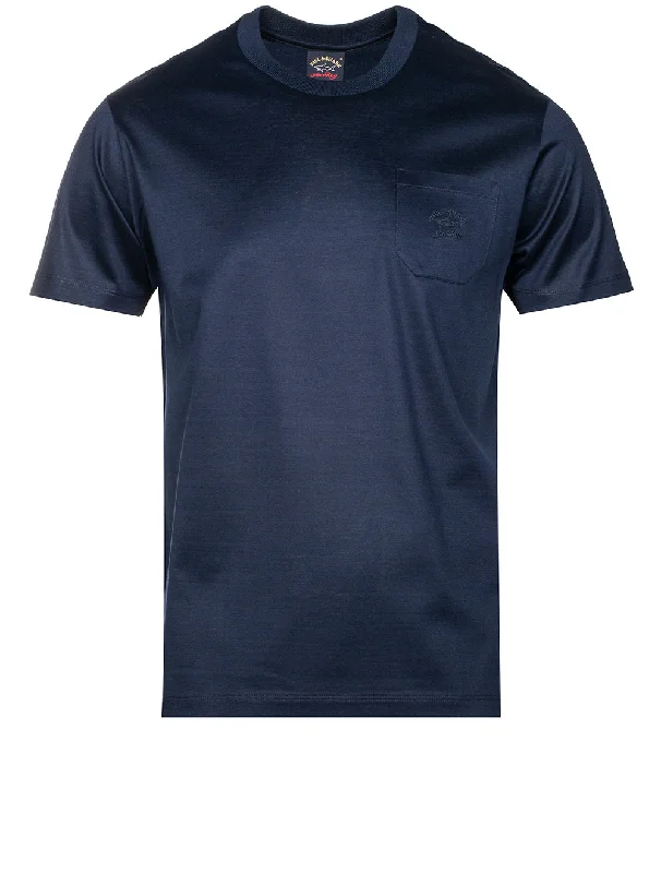 Men's long - sleeve henley t - shirts with button - down placketsTee With Pocket Navy Men's long - sleeve henley t - shirts with button - down placketsTee With Pocket Navy