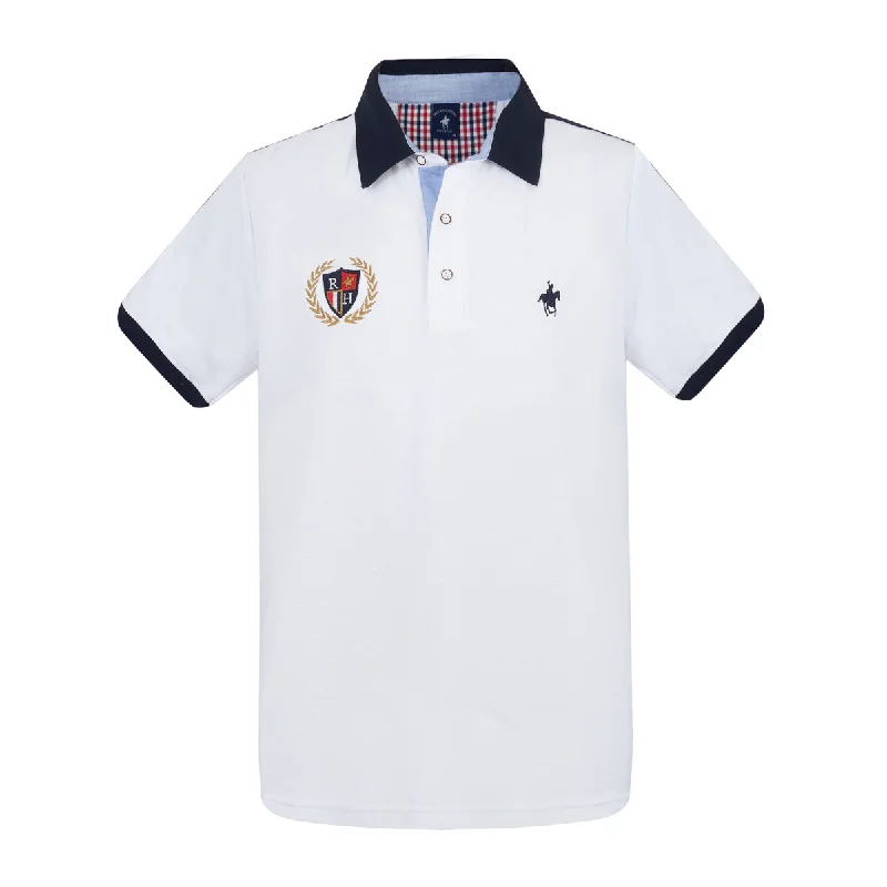 Men's antimicrobial polo shirts for odor - free daily wearPBD90066BLA