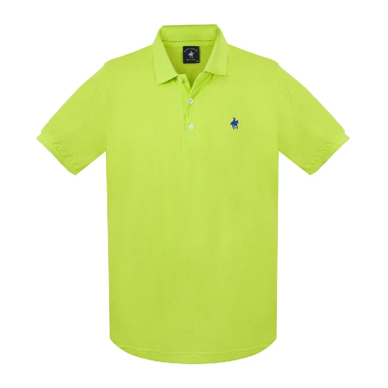 Men's color - block polo shirts with a bold fashion statementPBD91100LIM