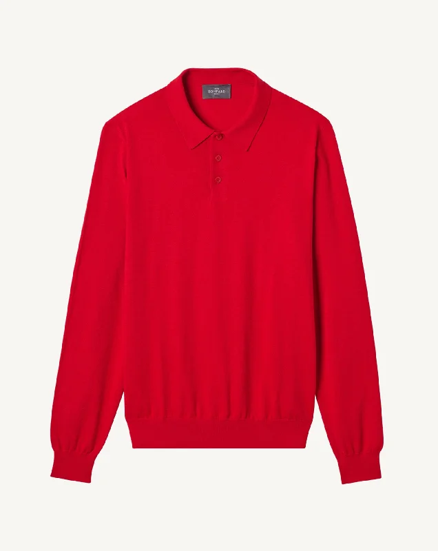 Men's budget - friendly basic polo shirts in multiple colorsPolo manches longues